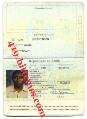 Passport Frederic